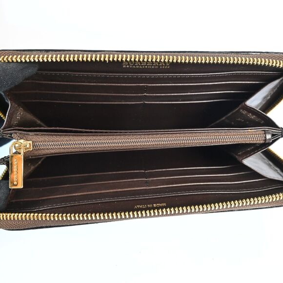 Auth Burberry Nova Check Beige Pvc #136488B19B - Picture 11 of 15